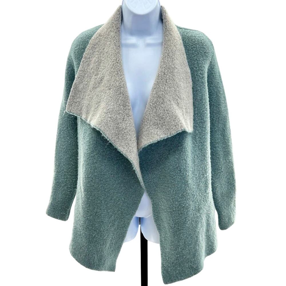 Marla Wynne Open Oversized Neutral Cozy Cardigan Sz XS MSRP $109